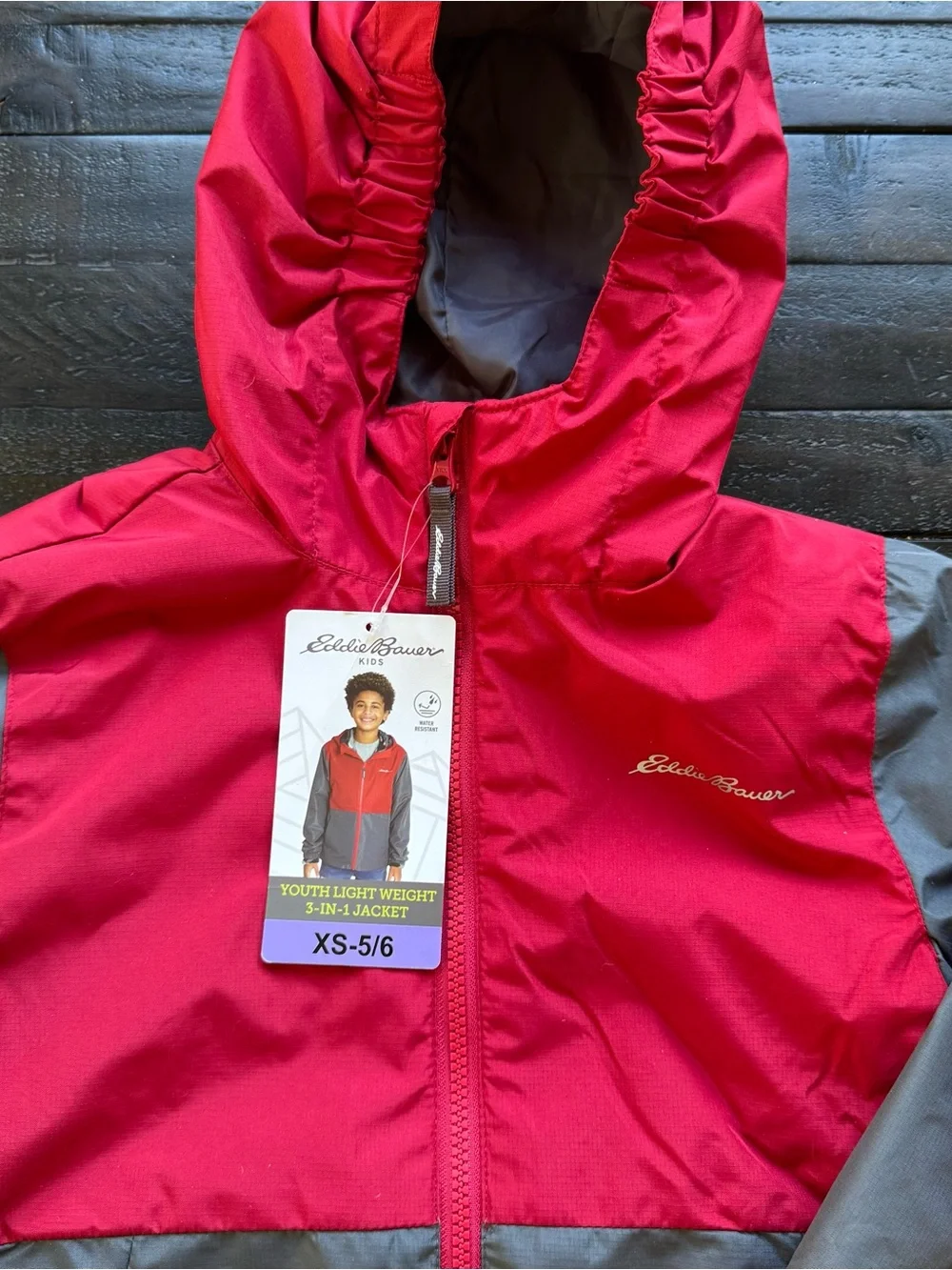 NEW Eddie Bauer Youth 3-in-1 Jacket Size 5/6